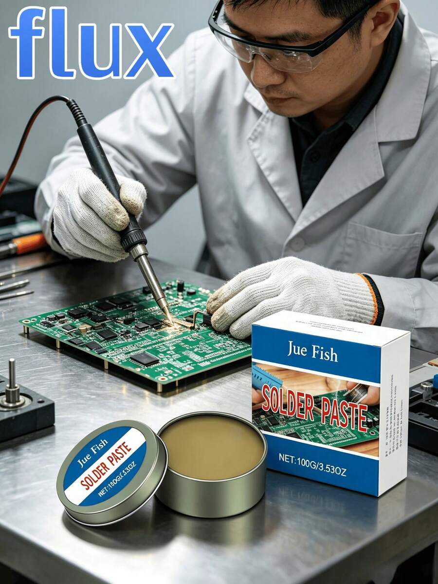 Solder Paste Flux, Thermal Conductive Oxide Remover, Cleaning Soldering Points, Home Electronic Repair Soldering Auxiliary Tool