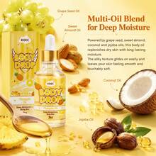 KOEC 1pc Juicy Pineapple Glow Oil - Sweet Fruit Scented Body Moisturizer, Soothing Massage Essential Oil For Silky Smooth Skin, Summer Essential,Formulated As A Hydrating Body Oil, It Deeply Moisturizes And Nourishes For Glowing, Radiant Skin - 多色 - 查看 1