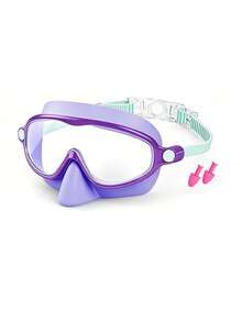 Children's Swimming Goggles 1/2 PCS, Suitable For 3 To 14 Years Old, Anti-Fog Clear Vision, Toddler Goggles With Nose Cover, Back, First Day Of School - Multicolor - View 16