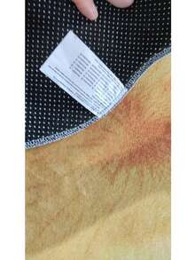 1 pieza Alfombra de dormitorio con diseño floral abstracto de loto amarillo curativo, alfombra de sala de estar - Material de franela suave, peso aprox. 850g/㎡, resistente a la suciedad, duradera, alfombra antideslizante, adecuada para alfombra de sala de estar, alfombra de dormitorio, alfombra de lado de la cama, alfombra de estudio, alfombra de área infantil, alfombra de cocina, tapete de cocina, alfombra de cuarto de lavado, alfombra de baño, decoración del hogar! Adecuada para todas las estaciones, alfombra de decoración festiva! - Multicolor - Ver 6