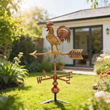 [Local Shipping] Metal Rooster Weathervane, Roof Mount Wind Direction Indicator, Outdoor Weather Vanes-XY381012 - 84J-224V00MX - View 10