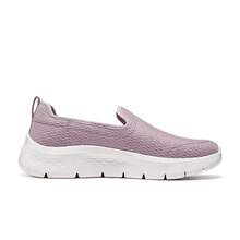 Skechers Women's Openwork Breathable Mesh Cloud Foam Sole Slip-On Cushioned Walking Shoes, Lightweight Sports Shoes - Mauve Purple - View 3