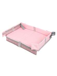1pc Baby Travel Solid Color Drawing Board, Foldable Children's Outdoor Travel Tray Table, Multi-Functional Portable Writing & Painting Board - Car Storage Small Desk - Multicolor - View 9