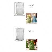 SILIKE LUFEI 2pcs Christmas Reindeer Christmas Tree Gift Bag Ornament Silicone Mold, Suitable For Making Resin, Plaster, Candle, Aromatherapy Products, Home Decor Display Silicone Mold - Silicone Mold - View 8