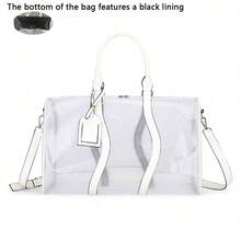 PVC Transparent Large Capacity Handbag - Multicolor - View 13