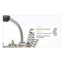 Kit De Soldadura Para Reparaciones Con Lámpara Led Y Lupa - negro - Ver 9