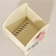 2件/1件裝 迷你多功能3D草莓塑膠化妝收納盒 可愛田園風波浪紋桌面筆筒 拱形字母細節收納桶 適用梳妝台、辦公室、學校用品 - 查看 12