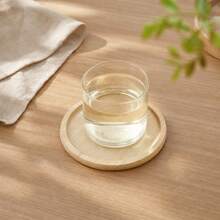 5Pcs Multi-Scene Multi-Functional Bamboo Oval Coasters, Multi-Use Bathroom Decor Tray, Aromatherapy & Jewelry Storage Dish, Table Decor For Christmas Thanksgiving Holiday Party, Non-Food Contact - Champagne - View 3