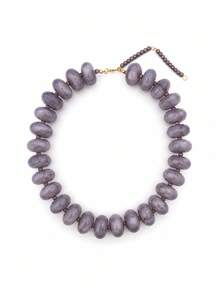1pc Bohemian Fashion Casual Dopamine Beaded Necklace, Suitable For Daily, Vacation, Travel, Casual Wear, Fashionable Jewelry Gift For Family And Friends - Resin Necklace - View 30