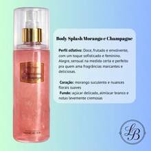 Kit 2 Body Splash 210ml Lilly Beauty com Glitter Melhor qualidade - Morango + Coconut - Visão 4
