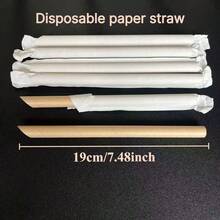 紙吸管，適用於奶昔、奶茶和冰咖啡，婚禮、派對和家庭聚會必備 - 查看 3