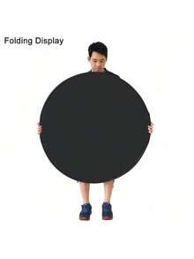 Reflector de fotografía portátil y plegable de doble cara dorado & plateado, disco reflector redondo con bolsa de almacenamiento, reflector de luz de relleno para retratos de estudio & exterior - Ver 3