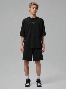 Jordan Men's AS FLT FLC SHORT LB Knit Sports Shorts IW6375-010 - Black - View 6