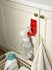 Wall-Mounted Spray Bottle Holder - Multi-Functional Storage Rack For Kitchen And Bathroom Cleaning Bottles, Space-Saving And Keeps Organized. This Storage Rack Is An Ideal Choice For Home Kitchen, Bathroom And Laundry Room, Helping You Efficiently Organize Cleaning Spray Bottles And Optimize Space Utilization. - Multicolor - View 2