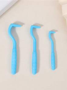 Conjunto de 3 Peças Ferramenta de Remoção de Carrapatos - Removedor de Torção Fácil, Removedor de Carrapatos em Forma de Gancho e Pente de Pulgas, Remove Efetivamente Carrapatos e Pulgas - Suprimentos Essenciais de Higiene para Donos de Gatos e Cachorros - Multicolorido - Visão 8