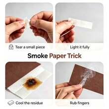Magic Smoke Effect Prop - April Fools' Day Party Prank Supplies. Finger Smoke Magic Paper, Empty Hand Smoke Close-Up Magic Prop, Adult Stage Performance Magic Toy, Please Refer To Manual And Instructional Video. Suitable For Home Use Fantasy Performance Toy, Bringing Joy And Innovation To Stage And Party Supplies. - Multicolor - View 6