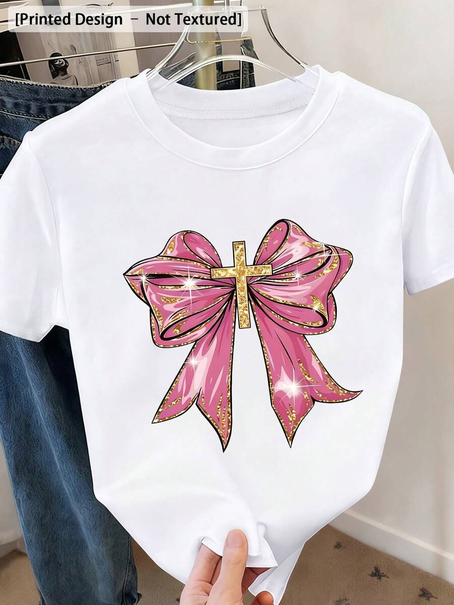 Women T-Shirts - 白色 - 查看 1