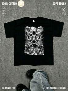 T-shirt à manches courtes 100% coton pour hommes S-3XL, tenue d'été de rue pour hommes, T-shirt pour hommes, Hommes Tshirt, Hommes - Noir - Voir 2