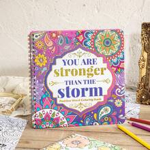 (60pages/295g)Women's Coloring Book Inspirational Quotes Coloring Books For Adults To Relax And Relieve Anxiety, Gift For Mother's Day, Birthdays, Christmas, Anniversaries,Enhancing Creativity, Beautifully Designed - Spiral-bound - View 5