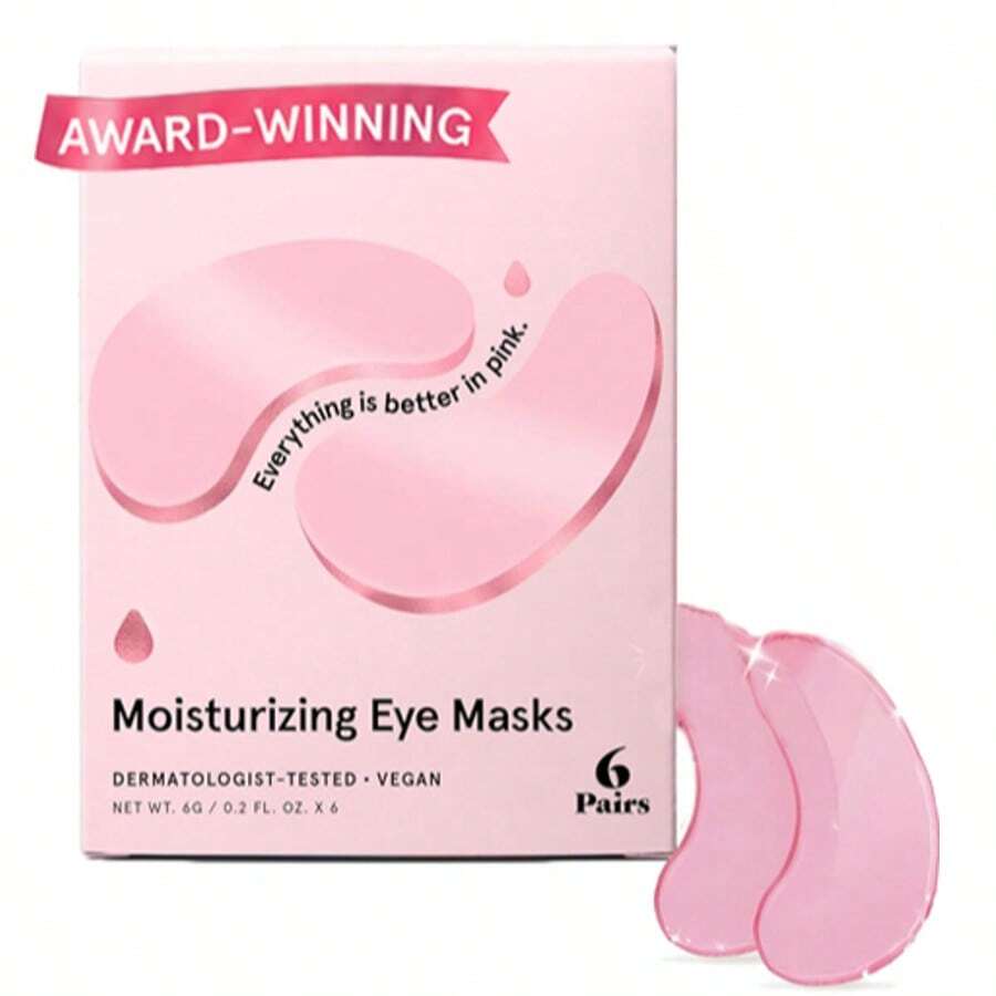 6 Lightening And Brightening Eye Masks To Reduce Dark Circles, Eye Puffiness, Eye Bags, Wrinkles, Gel Eye Masks, Nurse's Gift, Vegetarian And Cruelty-Free Self-Care - Collagen A - 查看 1
