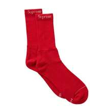 Supreme Hanes Crew Socks (4 Pack)  Red - Red - View 2