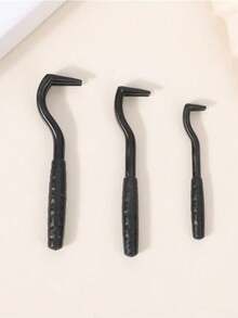 Conjunto de 3 Peças Ferramenta de Remoção de Carrapatos - Removedor de Torção Fácil, Removedor de Carrapatos em Forma de Gancho e Pente de Pulgas, Remove Efetivamente Carrapatos e Pulgas - Suprimentos Essenciais de Higiene para Donos de Gatos e Cachorros - Multicolorido - Visão 9