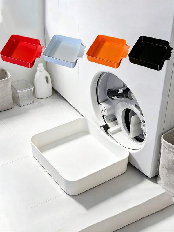 Universal Washing Machine Drain Tray With Drain Outlet And Rotatable Diverter Design, Suitable For Most Washing Machines And Dryers, Leak-Proof Water Collection, Anti-Slip Waterproof, Anti-Overflow, Raised Edges Effectively Protect Floors, Suitable For Laundry Rooms, Utility Rooms, Garages, Apartments, Rental Homes And Home Use. Durable And Easy To Clean, Convenient Installation, Can Be Used As Washing Machine Base, Drip Tray, Water Collection Tray And Protective Tray, Popular Home Storage And Decor Accessory For Daily Home, Housewarming, Holidays, Christmas And New Home Gifts