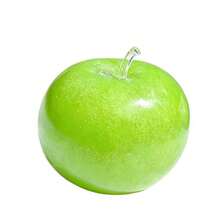 1pc Simulation Green Apple Ice Slush Squishies, Silky Coconut Oil Shapeable Crinkly Sound Decompression Hand Toy - Multicolor - View 7