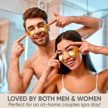 6 Lightening And Brightening Eye Masks To Reduce Dark Circles, Eye Puffiness, Eye Bags, Wrinkles, Gel Eye Masks, Nurse's Gift, Vegetarian And Cruelty-Free Self-Care - Collagen - 查看 6
