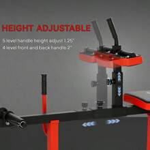 [Local Shipping] Adjustable Steel Seated Calf Raise Exercise Strength Training Gym Equipment, Red-XY690868 - A91-055V00RD - View 4