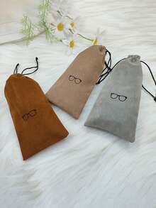 Soft Glasses Storage Bag, Portable Foldable Reusable, Suitable For Home, Car, All Seasons, Unisex Gift - Multicolor - View 4