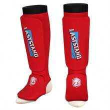 LASTSTAND Knitted Leg Guards With Foot Instep Protection Shin Guards For Boxing, Kickboxing, Muay Thai, Karate, Adult And Youth Unisex - Multicolor - View 23