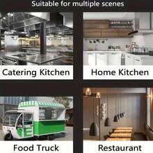 1 Set Peralatan Dapur Stainless Steel, Alat Masak Dapur Rumah Tangga, Termasuk Sendok Nasi, Sendok Sup, Sendok Berlubang, Spatula Datar, dan Alat Masak Tahan Lama Lainnya, Cocok untuk Penggunaan di Rumah dan Restoran, Peralatan Dapur, Peralatan Tahan Panas. - MultiWarna - View 12