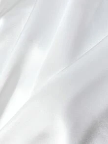 情人節多件式純色緞面女款睡衣套裝，柔軟緞面居家休閒服 - 彩色 - 查看 7