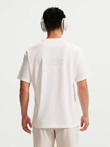 Nike Men's AS M NK TEE LSE NAC Short Sleeve Knit Collarless T-Shirt TIM6143-100 - White - View 2