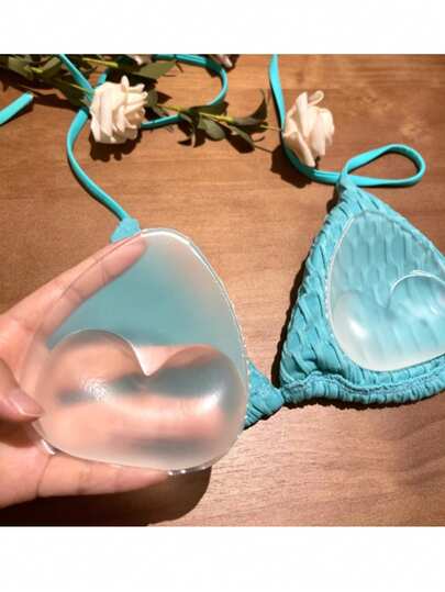 Reusable Silicone Bra Pads - Invisible Lifting Pads, Suitable For Swimwear And Lingerie, Soft And Thick, Natural Lift, Fit For Bikini, Dress, Tank Top, Wedding Dress, Evening Gown