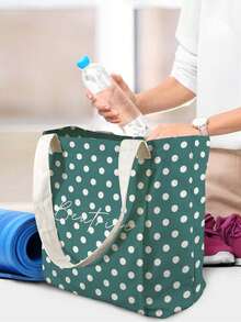 Customized Canvas Yoga Mat Tote Bag, Yoga Mat Storage Bag, Personalized Gym Backpack, Pilates Studio Bag - Green - View 2