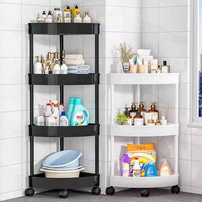 Bathroom Storage Rack, Bathroom Corner Shelf, Living Room Corner Floor Stand