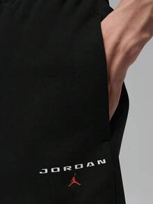 Jordan Men's AS FLT FLC SHORT LB Knit Sports Shorts IW6375-010 - Black - View 4