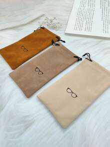 Soft Glasses Storage Bag, Portable Foldable Reusable, Suitable For Home, Car, All Seasons, Unisex Gift - Multicolor - View 6