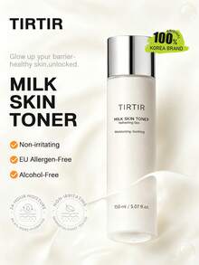 TIRTIR 150ml/5.07 Fl Oz 乳白色米水精華液，乳霜乳液質地，輕盈保濕，好吸收，深層滋潤，含菸鹼醯胺、神經醯胺、米糠萃取物，韓國化妝品 - Milk Skin Toner - 查看 1