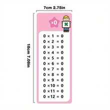 Flashcards For Multiplication From 0 To 12, A Self-Assessment Tool For Math Learning, Resources For Teaching And Mathematical Training. - Multicolor - View 4