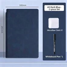 Whiteboard Notebook Portable A5 Sketchbook Memo Board Writing Board Erasable Math Notes Drawing Painting - A5 - View 10