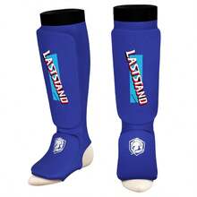 LASTSTAND Knitted Leg Guards With Foot Instep Protection Shin Guards For Boxing, Kickboxing, Muay Thai, Karate, Adult And Youth Unisex - Multicolor - View 16