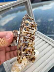 1件裝高級百搭時尚精緻髮夾，適合四季使用，送給朋友的必備禮物 - 彩色 - 查看 4