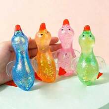 1pc Soft & Squishy Slow Rebound Cute Duck Shaped Stress Relief Toy, Freely Squeezable And Stretchable, Suitable For Adults And Students To Relieve Stress And Anxiety - Squishy Toy - Soft Squishy - Squishy Toy - Crispy Squishy - Multicolor - View 5