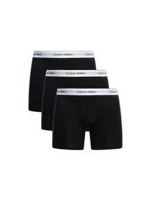 [Bundle] Calvin Klein 3 Packs Boxers + Micro Stretch Men's Boxer Shorts - Black and White+White - View 2