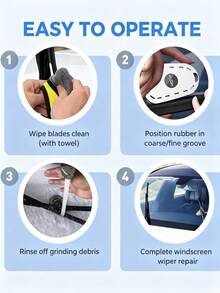 Alat Perbaikan Wiper Mobil yang Dapat Digunakan Kembali, Tanpa Bekas, Bahan ABS Tahan Lama, Memperpanjang Umur Wiper Hingga 3 Kali Lipat, Ringkas dan Mudah Disimpan, Aksesori Perawatan Mobil | Pemasangan Mudah, Cocok untuk Berbagai Model Wiper - A - View 8