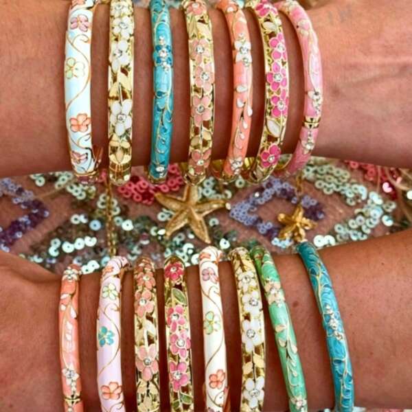 1 stuk vintage bohemian stijl kleurrijke oliedruppel armband Y2K sieraden voor vrouwen dagelijks strandfeest (willekeurig hars patroon)