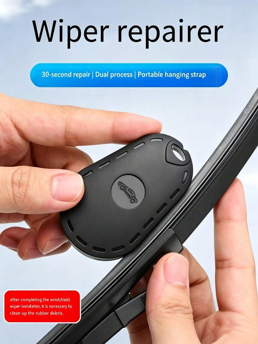Alat Perbaikan Wiper Mobil yang Dapat Digunakan Kembali, Tanpa Bekas, Bahan ABS Tahan Lama, Memperpanjang Umur Wiper Hingga 3 Kali Lipat, Ringkas dan Mudah Disimpan, Aksesori Perawatan Mobil | Pemasangan Mudah, Cocok untuk Berbagai Model Wiper